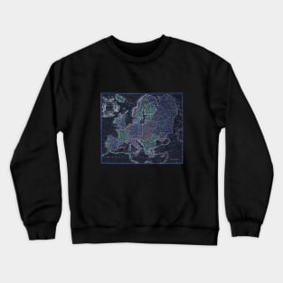 George III topographical empire 1738 - 1820 Crewneck Sweatshirt